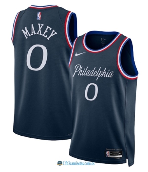 CFB3-Camisetas Tyrese maxey philadelphia 76ers 2025/26 - city edition