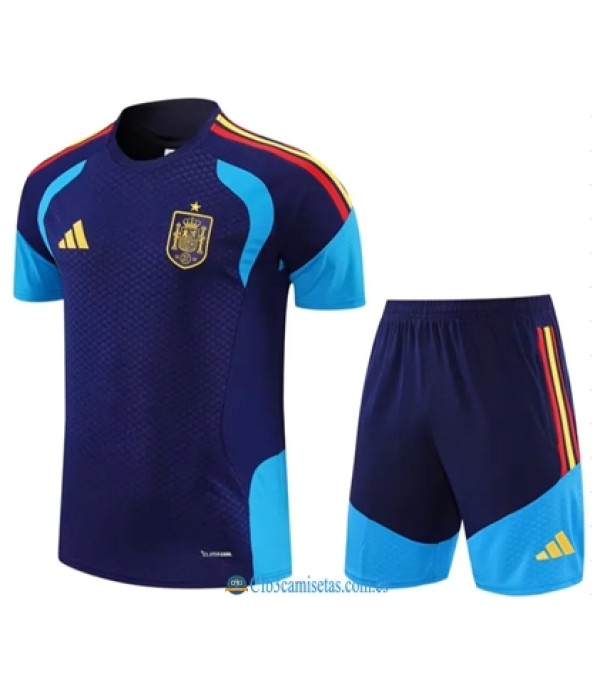 CFB3-Camisetas Kit entrenamiento españa 2026- dark bule