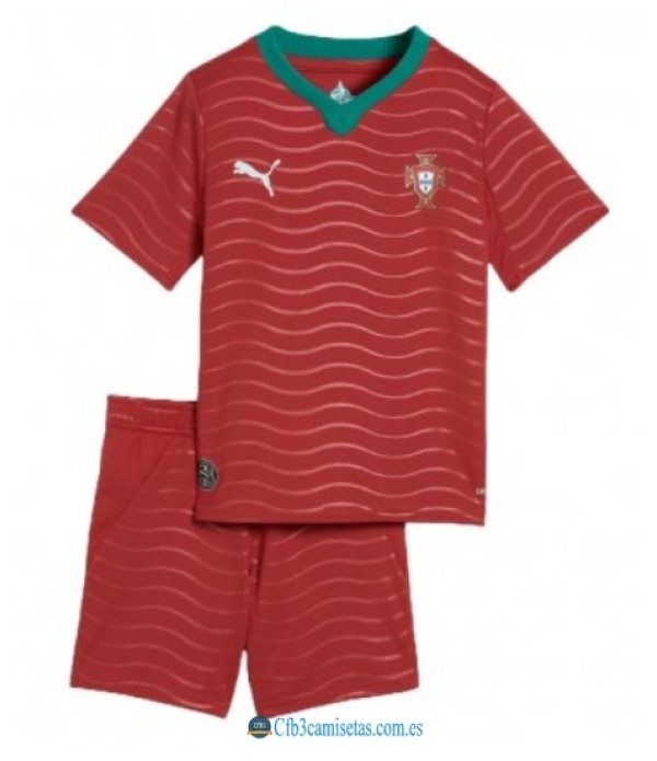 CFB3-Camisetas Portugal 1a equipación 2026 - niÑos