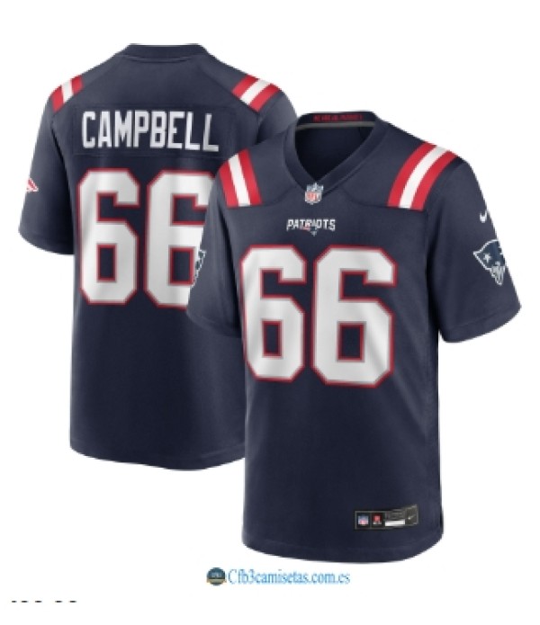 CFB3-Camisetas Will campbell new england patriots nike jersey - navy