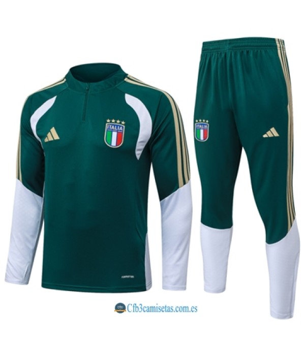 CFB3-Camisetas Chándal italia 2026 green