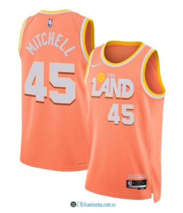 CFB3-Camisetas Donovan mitchell cleveland cavaliers 2025/26 - city
