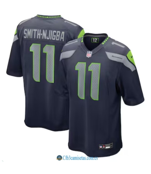 CFB3-Camisetas Jaxon smith-njigba seattle seahawks - college navy