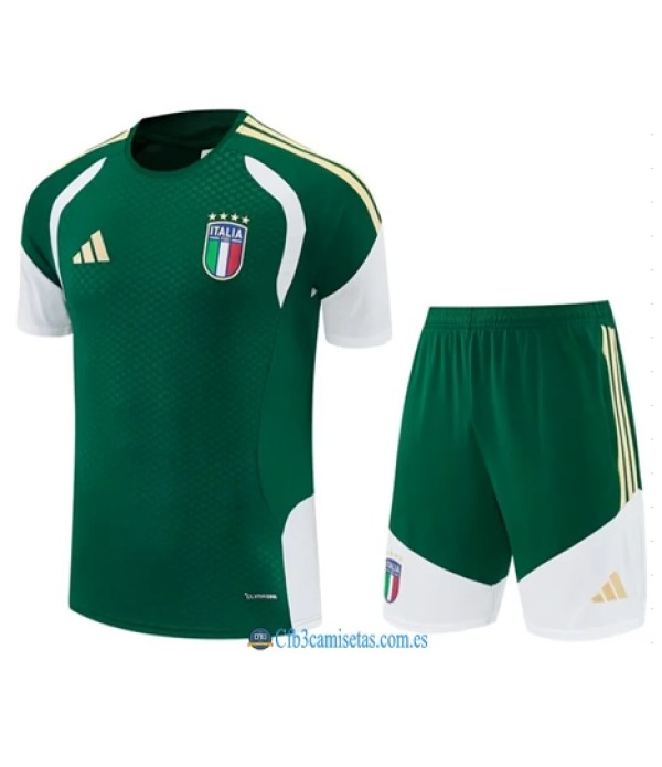 CFB3-Camisetas Kit entrenamiento italia 2026-green