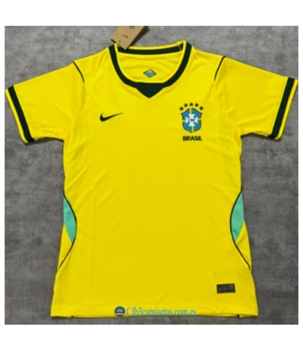 CFB3-Camisetas Brasil 1a equipación 2026- mujer
