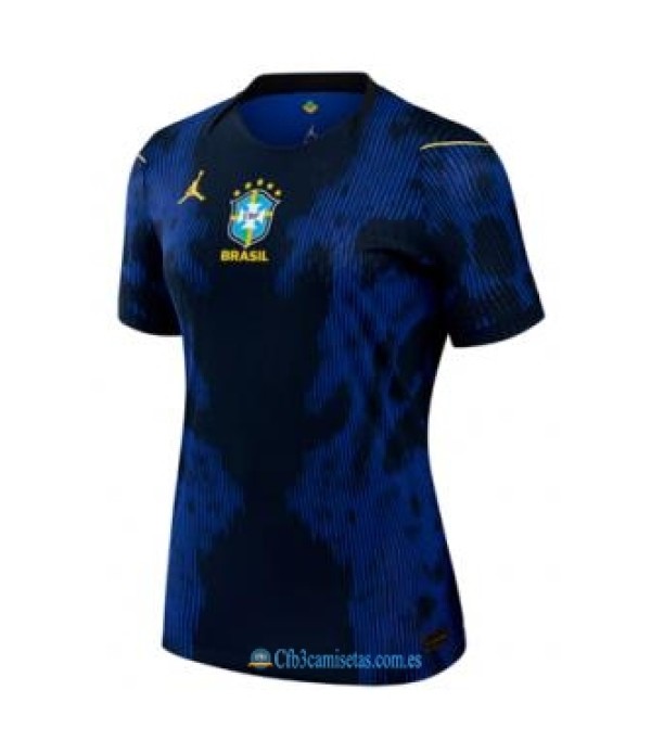 CFB3-Camisetas Brasil 2a equipación 2026- mujer