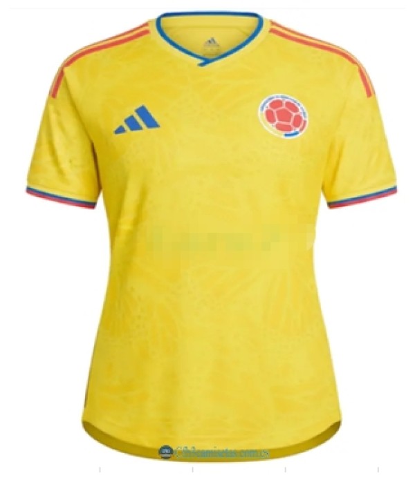 CFB3-Camisetas Colombia 1a equipación 2026 - mujer