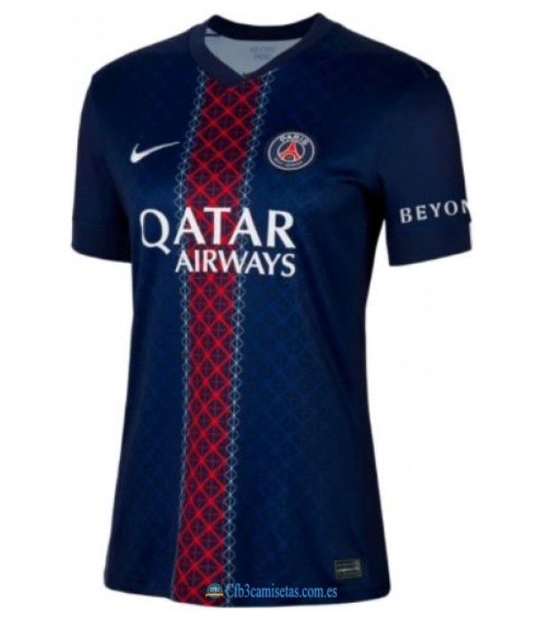 CFB3-Camisetas Psg 1a equipación 2025/26 - mujer