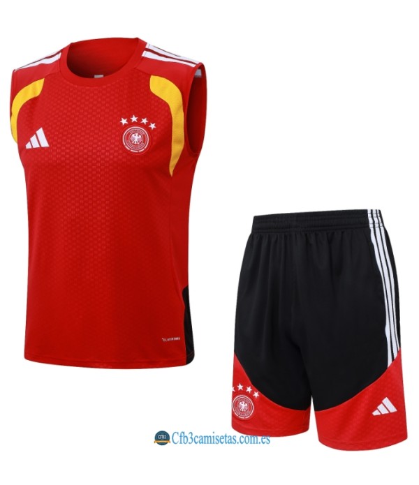 CFB3-Camisetas Conjunto de camiseta del alemania 2026 -rojo