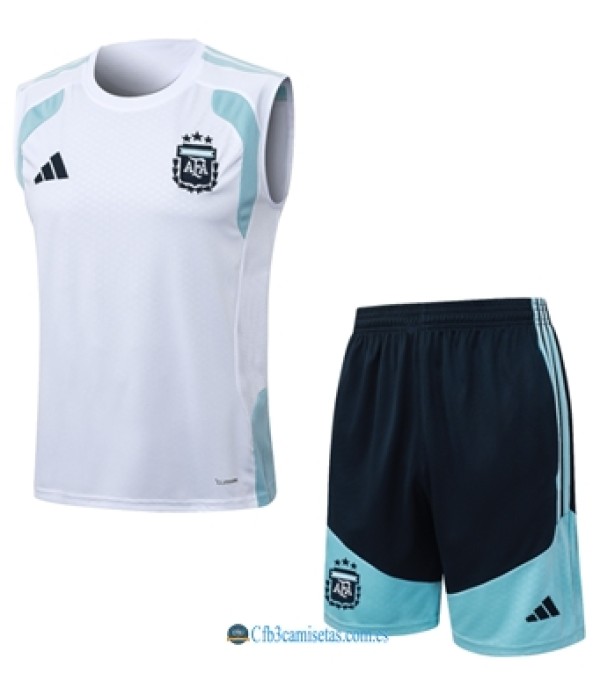 CFB3-Camisetas Conjunto de camiseta del argentina 2026 -white