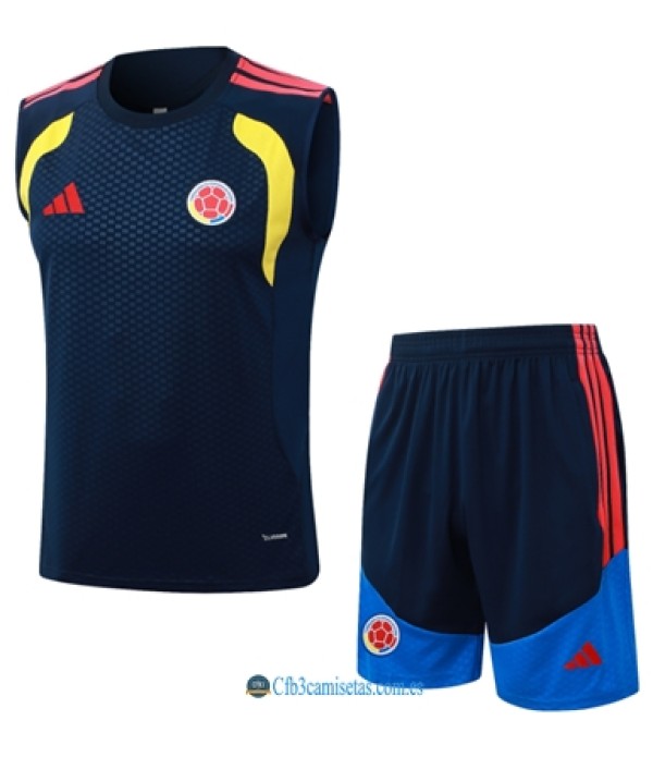 CFB3-Camisetas Conjunto de camiseta del colombia 2026 -dark azul