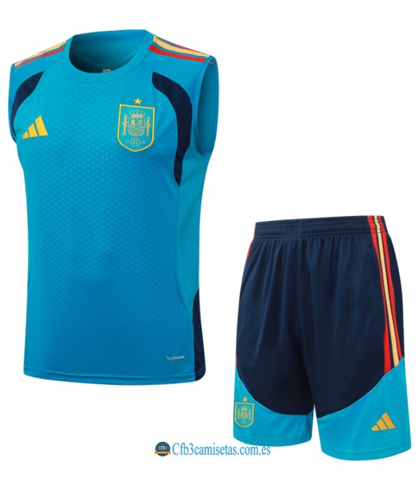 CFB3-Camisetas Conjunto de camiseta del españa 2026 -azul