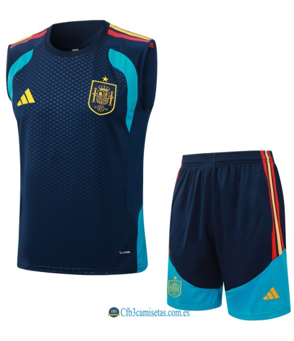 CFB3-Camisetas Conjunto de camiseta del españa 2026 -dark azul