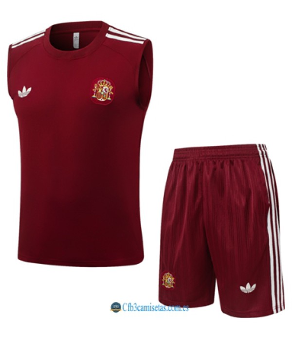 CFB3-Camisetas Conjunto de camiseta del españa 2026 -rojo