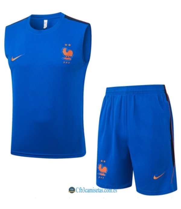 CFB3-Camisetas Conjunto de camiseta del francia 2026 -azul