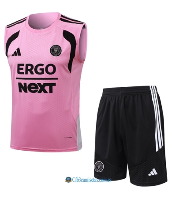 CFB3-Camisetas Conjunto de camiseta del inter miami 2026-rosa