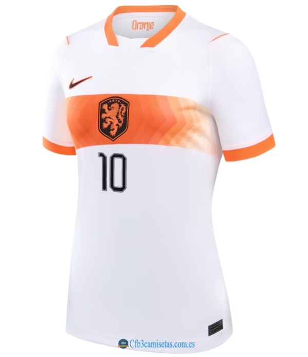CFB3-Camisetas Holanda 2a equipación 2026 - mujer