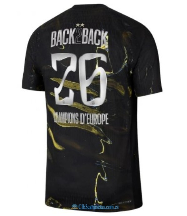 CFB3-Camisetas Psg 3a equipación 2025/26 - champions back2back
